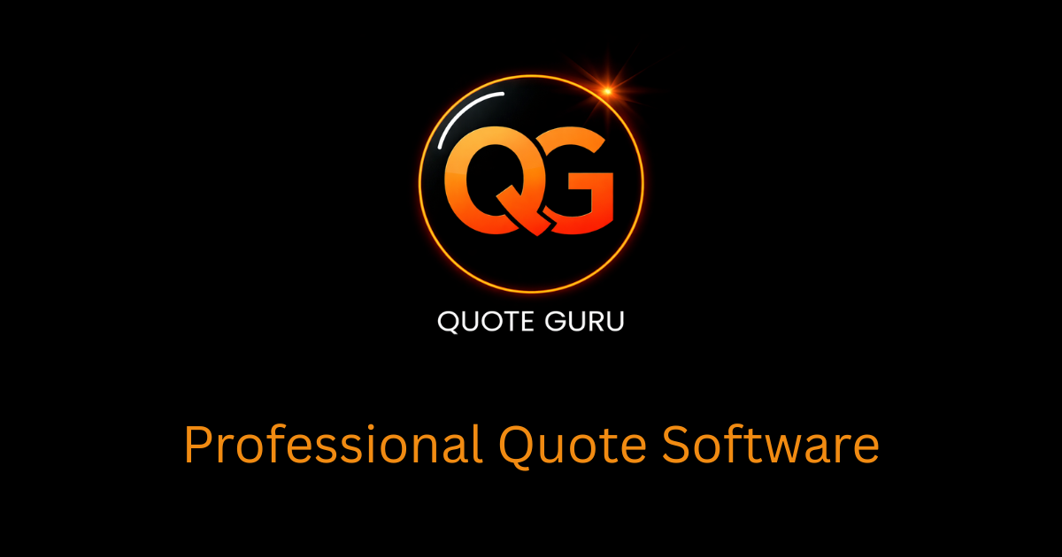 QuoteGuru - Professional Quote Software for UK Tradespeople